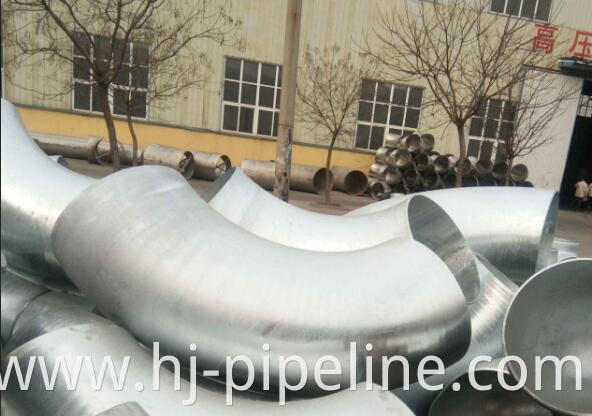 long radius galvanized pipe elbow